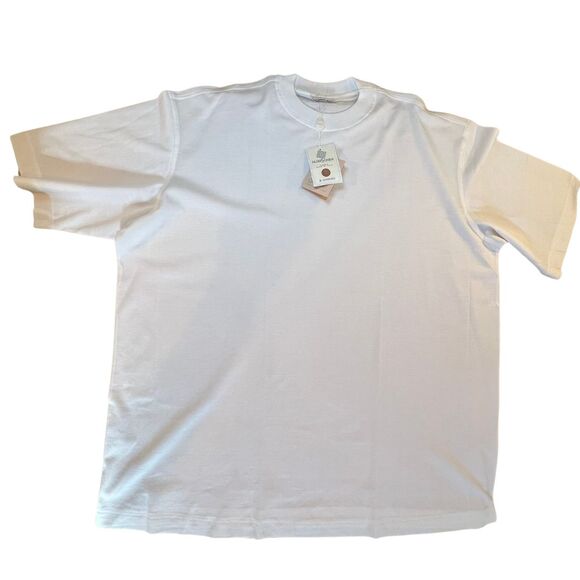 Gran Sasso Shirt 3XT Crew Neck Short Sleeve Italy T-shirt Lightweight Preppy - Picture 1 of 15